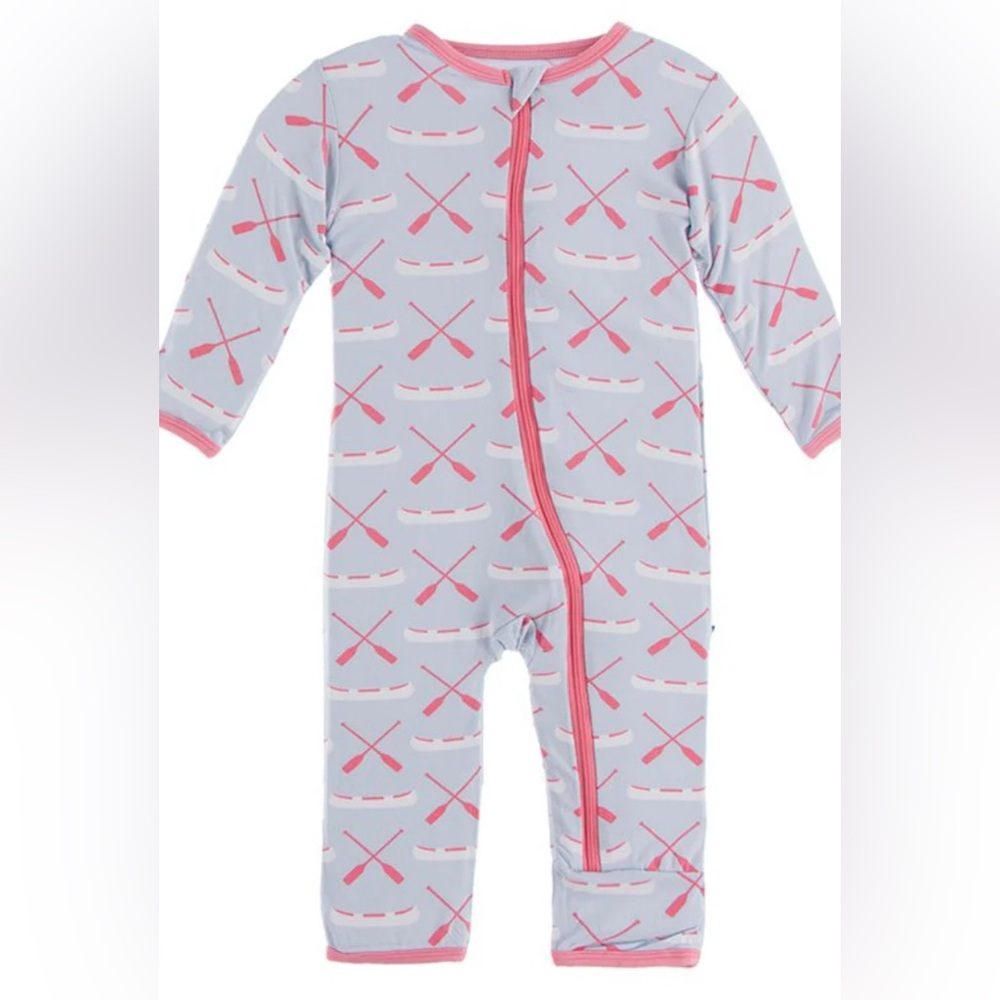 Kickee Pants size 3-6 months paddles and canoe coverall